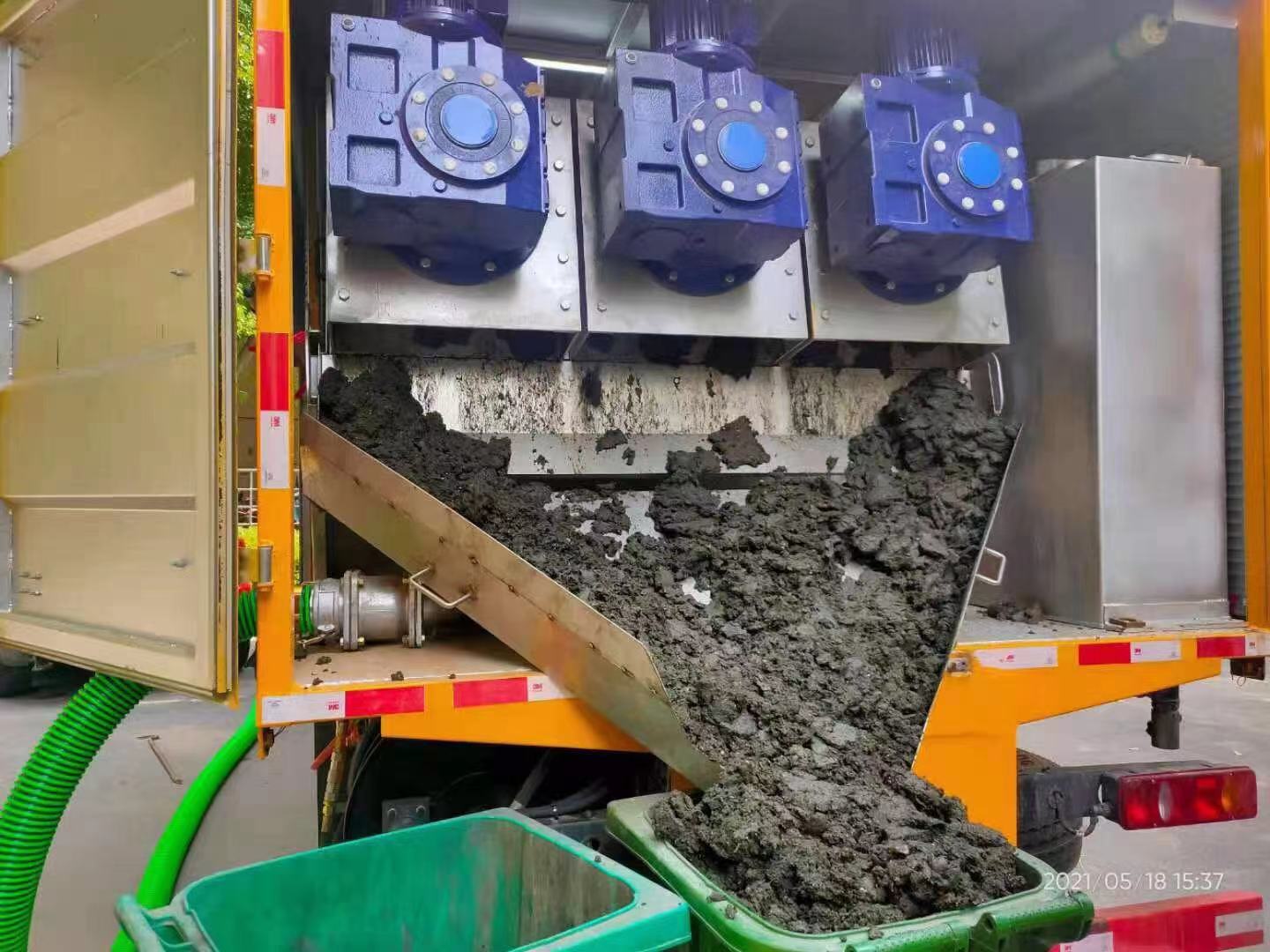 唐河化粪池清掏城市维护站-泥浆净化干湿分离处理